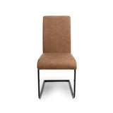 Furniture Link Dining Chair Loft Tan Dining Chair Black Leg (Sold in Pairs)