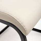Furniture Link Dining Chair Loft Taupe Dining Chair Black Leg (Sold in Pairs)