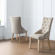 Julian Bowen Dining Chairs Loire Button Back Chairs - Sold in pairs