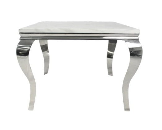 AWST Dining Table Louis 1.0m Square Marble Dining Table