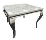 AWST Dining Table Louis 1.0m Square Marble Dining Table