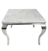 AWST Dining Table Louis 1.0m Square Marble Dining Table