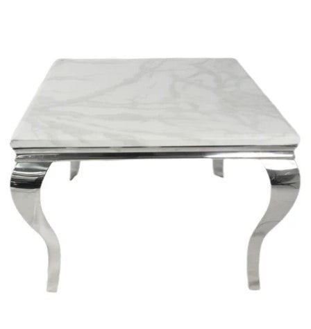 AWST Dining Table Louis 1.0m Square Marble Dining Table