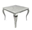 AWST Dining Table Louis 1.0m Square Marble Dining Table
