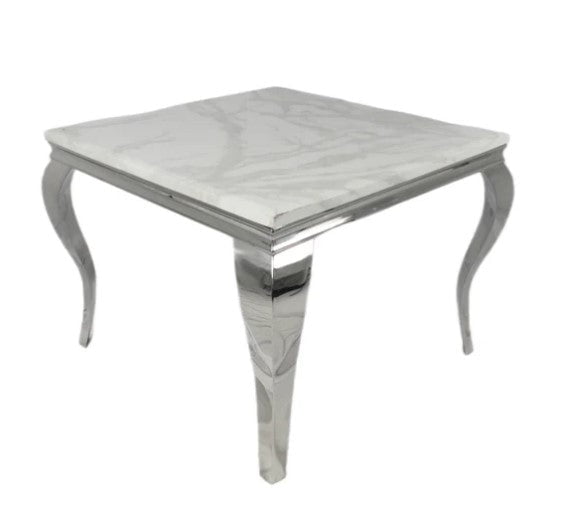 AWST Dining Table Louis 1.0m Square Marble Dining Table