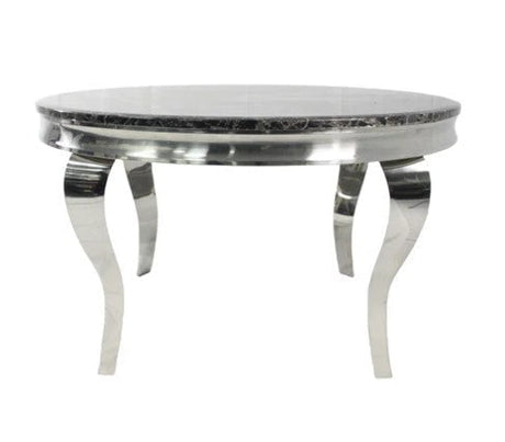 AWST Dining Table Louis 1.3m Round Marble Dining Table