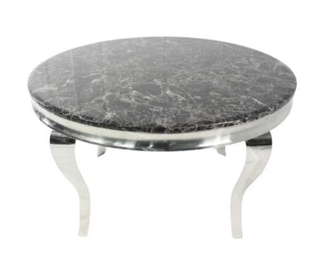 AWST Dining Table Louis 1.3m Round Marble Dining Table