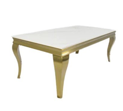AWST Coffee Table Louis Gold Marble Coffee Table