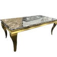 AWST Coffee Table Louis Gold Marble Coffee Table