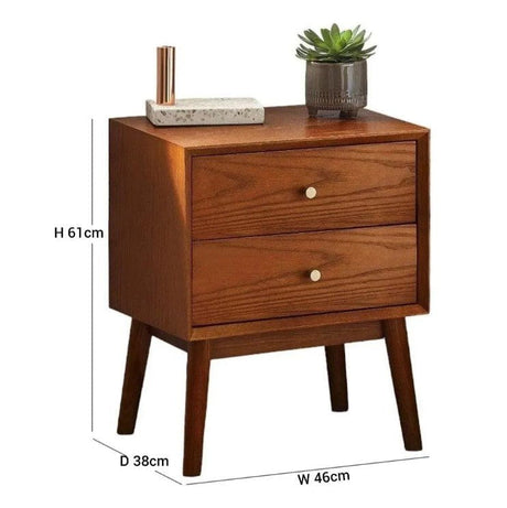 Julian Bowen Bedside Lowry 2 Drawer Bedside