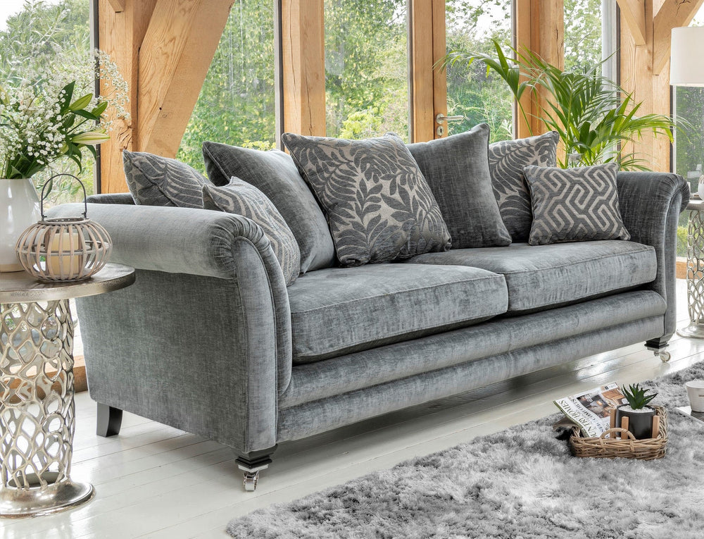 Lowry 3 Seater Sofa with Pillow Back – Cosy & Modern