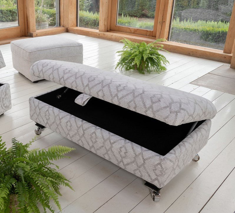 Alstons Storage Stool DefaultTitle Lowry Legged Ottoman Foot Stool 2328 E