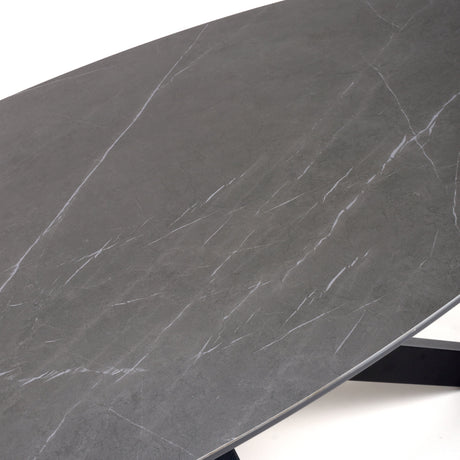 Furniture Link Dining Table Extending Lunar Oval Table 1800mm