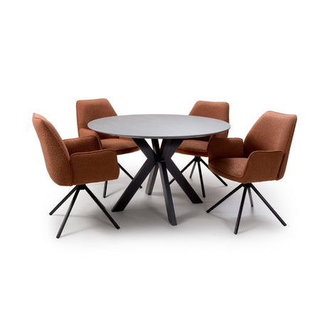 Furniture Link Dining Table Extending Lunar Round Table 1200mm