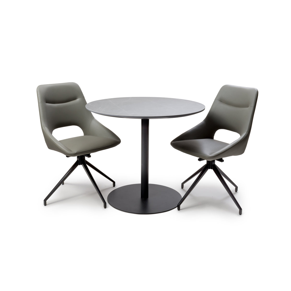 Furniture Link Dining Table Extending Lunar Round Table 900mm