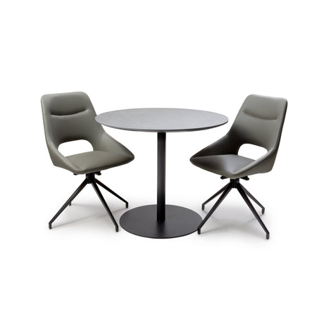 Furniture Link Dining Table Extending Lunar Round Table 900mm