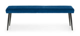 Julian Bowen Benches Luxe Low Bench - Blue