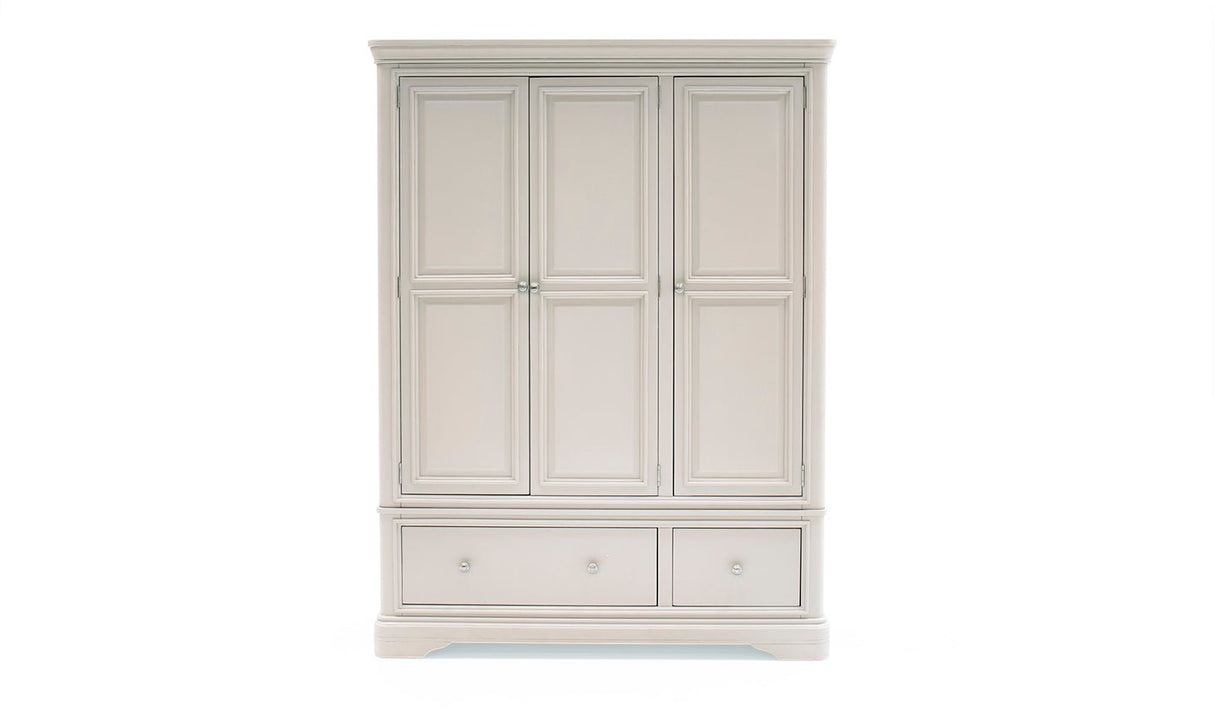 Vida Living Wardrobe DefaultTitle Mabel Taupe 3 Door 2 Drawer Wardrobe