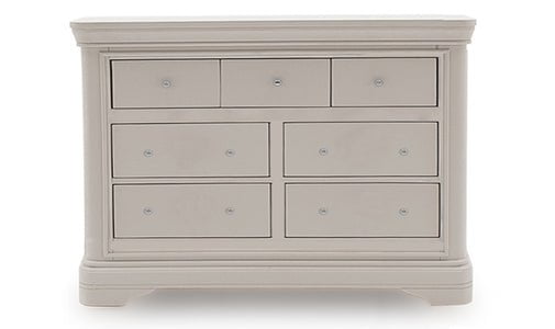 Vida Living Chest of Drawers DefaultTitle Mabel Taupe Dressing Chest of 7 Drawers