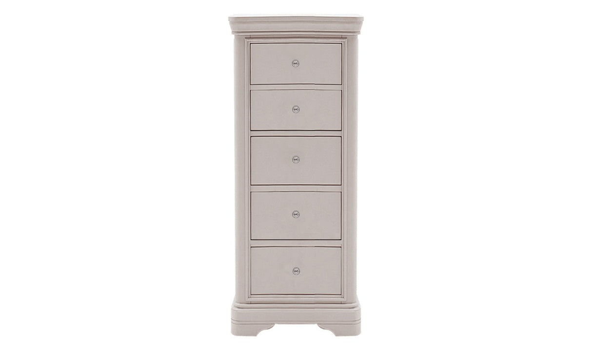 Vida Living Chest of Drawers DefaultTitle Mabel Taupe Tall Chest of 5 Drawers