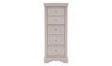 Vida Living Chest of Drawers DefaultTitle Mabel Taupe Tall Chest of 5 Drawers