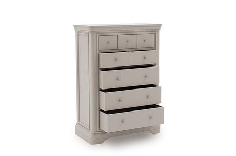 Vida Living Chest of Drawers DefaultTitle Mabel Taupe Tall Chest of 8 Drawers