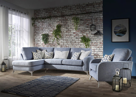 Lebus Corner Sofa Madena Left Hand Facing Chaise Sofa