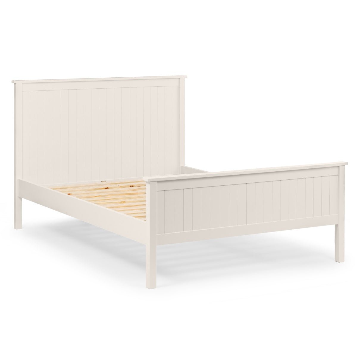 Julian Bowen Bed Maine 135cm Double Bed - Surf White