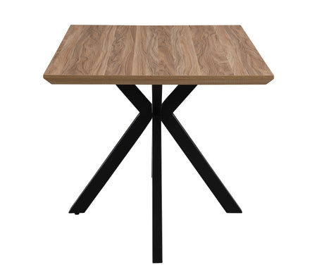 Furniture Link Dining Table Light Walnut Manhattan 1400mm Dining Table