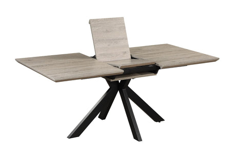 Furniture Link Dining Table Extending Grey Manhattan 1400mm Extending Dining Table