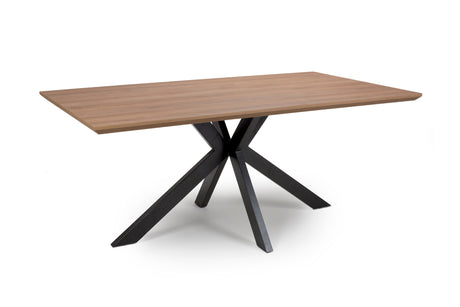 Furniture Link Dining Table Light Walnut Manhattan 1800mm Dining Table