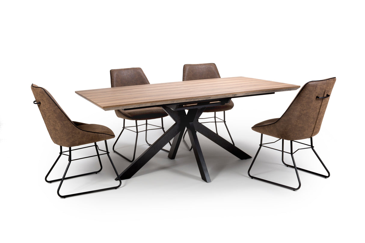 Furniture Link Dining Table Extending Manhattan 1800mm Extending Dining Table