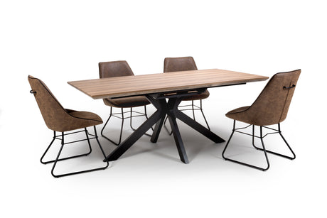 Furniture Link Dining Table Extending Manhattan 1800mm Extending Dining Table