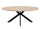 Furniture Link Dining Table Manhattan 2200mm Oval Dining Table