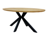 Furniture Link Dining Table Manhattan 2200mm Oval Dining Table