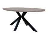 Furniture Link Dining Table Manhattan 2200mm Oval Dining Table