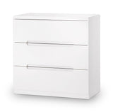 Julian Bowen Chests Manhattan 3 Drawer Chest - White