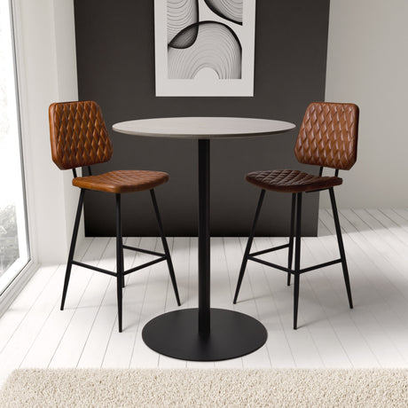 Furniture Link Dining Table Manhattan 800mm Round Bar Table