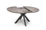 Furniture Link Dining Table Extending Grey Manhattan Round Extending Dining Table