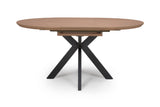 Furniture Link Dining Table Extending Light Walnut Manhattan Round Extending Dining Table