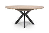 Furniture Link Dining Table Extending Oak Manhattan Round Extending Dining Table