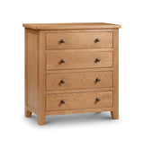 Julian Bowen Chests Marlborough 4 Drawer Chest