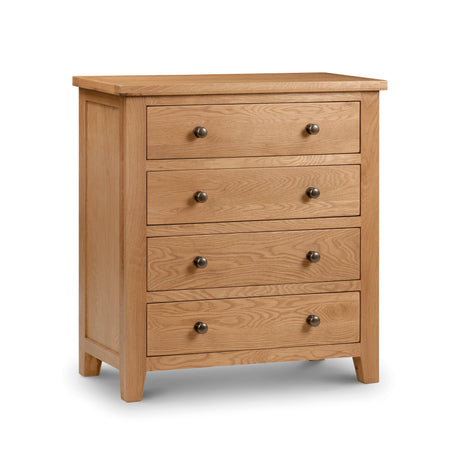 Julian Bowen Chests Marlborough 4 Drawer Chest