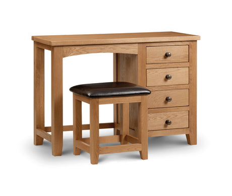 Julian Bowen Dressing Tables Marlborough Single Pedestal Dressing Table
