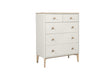Vida Living Chest of Drawers Marlow Taupe 5 Drawer Chest of Drawers