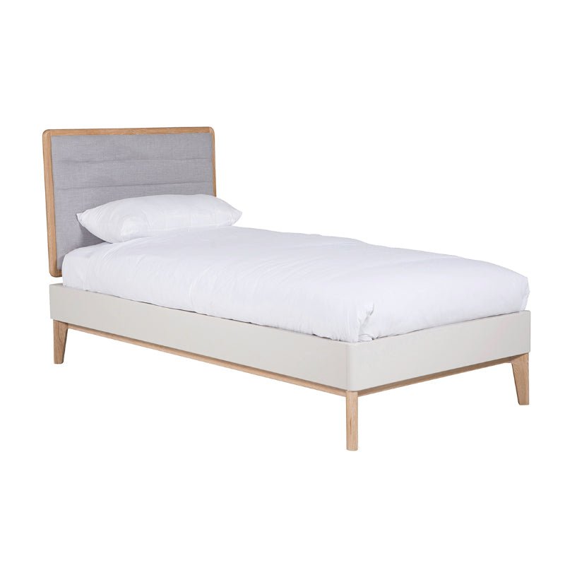 Vida Living Bed Single (3ft) Marlow Taupe Bed Frame