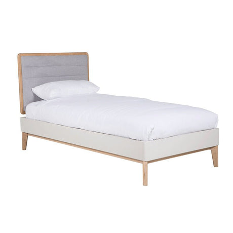 Vida Living Bed Single (3ft) Marlow Taupe Bed Frame