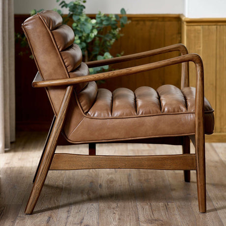 Julian Bowen Accent Chair Marshall Accent Chair - Brown