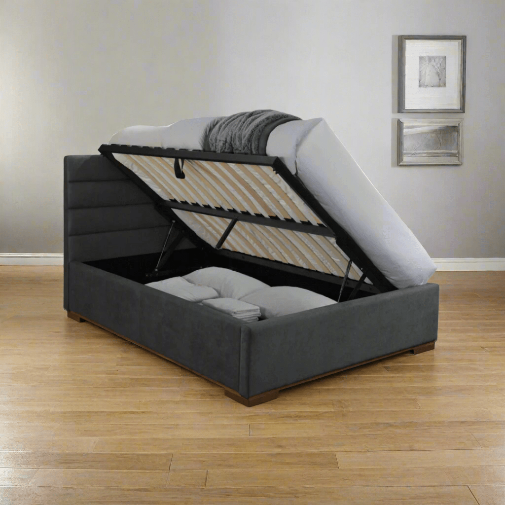 Time Living Bed Frame Mayfair Ottoman Fabric Bed Frame