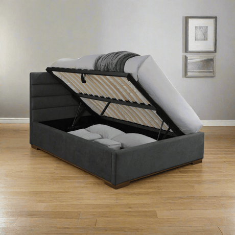 Time Living Bed Frame Mayfair Ottoman Fabric Bed Frame